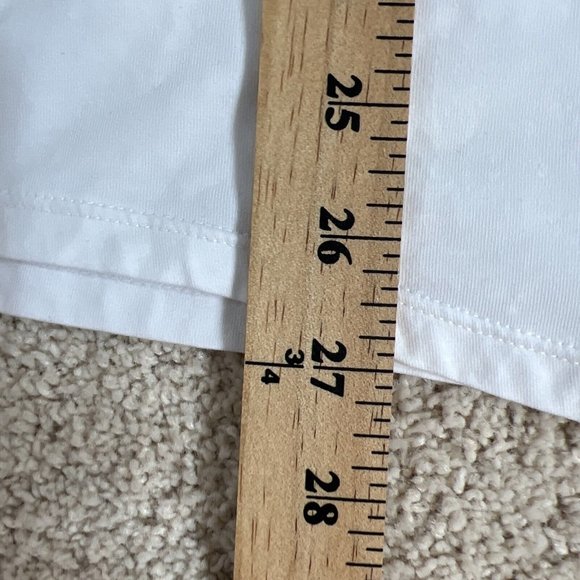 Downeast Essential Womens Top XXL Long Sleeve White Beige Athleisure Stretch - Picture 8 of 11